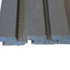 Enkel rhombus (Deens rabat) geïmpregneerd daarna antraciet gespoten  70 x 28mm (53mm werkend) - Afbeelding 2