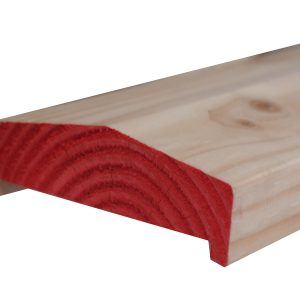170540 - Afdek lat voor recht scherm douglas sponning is 95mm lengte 4000mm