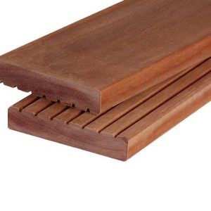 Hardhouten massaranduba vlonderplank 21 x145 mm