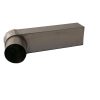 300722 - Zinken stadsuitloop 60X80mm naar rond 80mm - Afbeelding 2