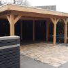 Douglas paal 120 x 120 mm 4-ex logs - Afbeelding 2