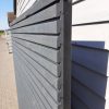 Enkel rhombus (Deens rabat) geïmpregneerd daarna antraciet gespoten  70 x 28mm (53mm werkend) - Afbeelding 6