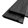 Channelsiding halfhouts rabat 18 x 145 x 5400mm (werkend 125mm) zwart