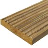 Geïmpregneerde vlonderplank grof en fijn profiel 28 x 145 mm - Afbeelding 2