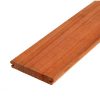 Padoek / Padouk vlonderplank glad geschaafd met B-fix profiel 21 x 140mm