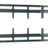 Shutter framewerk met draaibare lamellen diverse hoogte maten zwart gepoedercoat - Afbeelding 2