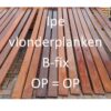 IPE vlonderplanken geschaafd met B fix profiel 21 x 145mm *Actie*