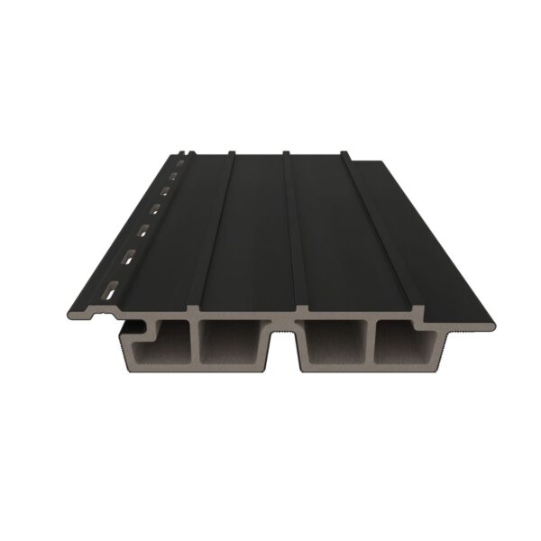 NewTechWood Castellation PRO65 Zwart composiet rhombus profiel 33 x 180mm (werkend 150mm) - Afbeelding 4