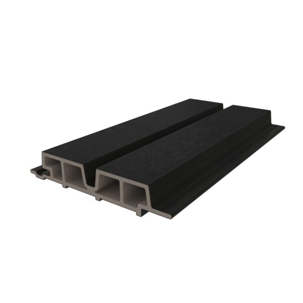 NewTechWood Castellation PRO65 Zwart composiet rhombus profiel 33 x 180mm (werkend 150mm) - Afbeelding 3