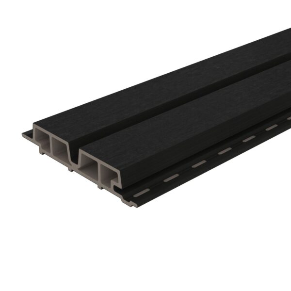 NewTechWood Castellation PRO65 Zwart composiet rhombus profiel 33 x 180mm (werkend 150mm) - Afbeelding 6